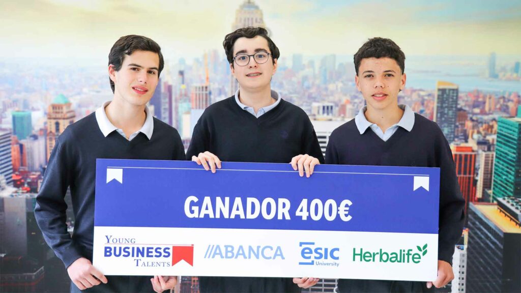Tres alumnos del Colegio Los Robles, entre los ganadores de la Final Nacional del programa de emprendimiento ‘Young Business Talents’ 2024