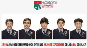 5 alumnos del colegio Peñarredonda, entre las notas más altas de la ABAU 2021 de Galicia